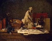 Jean Simeon Chardin, Still Life with Attributes of the Arts